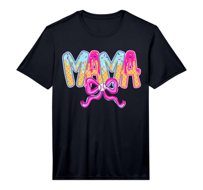 Baseball Mama Drip Ice Cream T-Shirt - Streetwear Style for Adults - T-Shirt, Sweatshirt, Hoodie