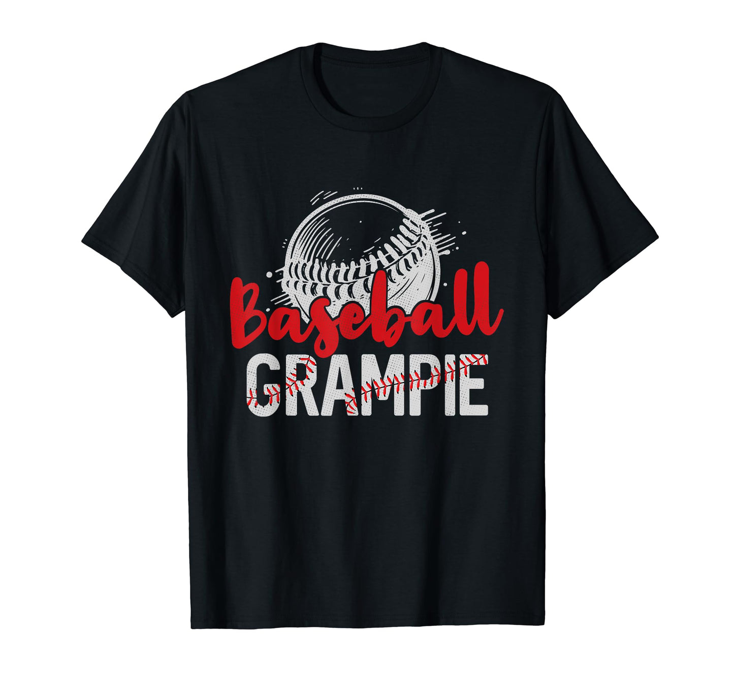 Baseball Grampie Fathers Day Dad T-Shirt - Custom Art Print Men Women - T-Shirt, Sweatshirt, Hoodie