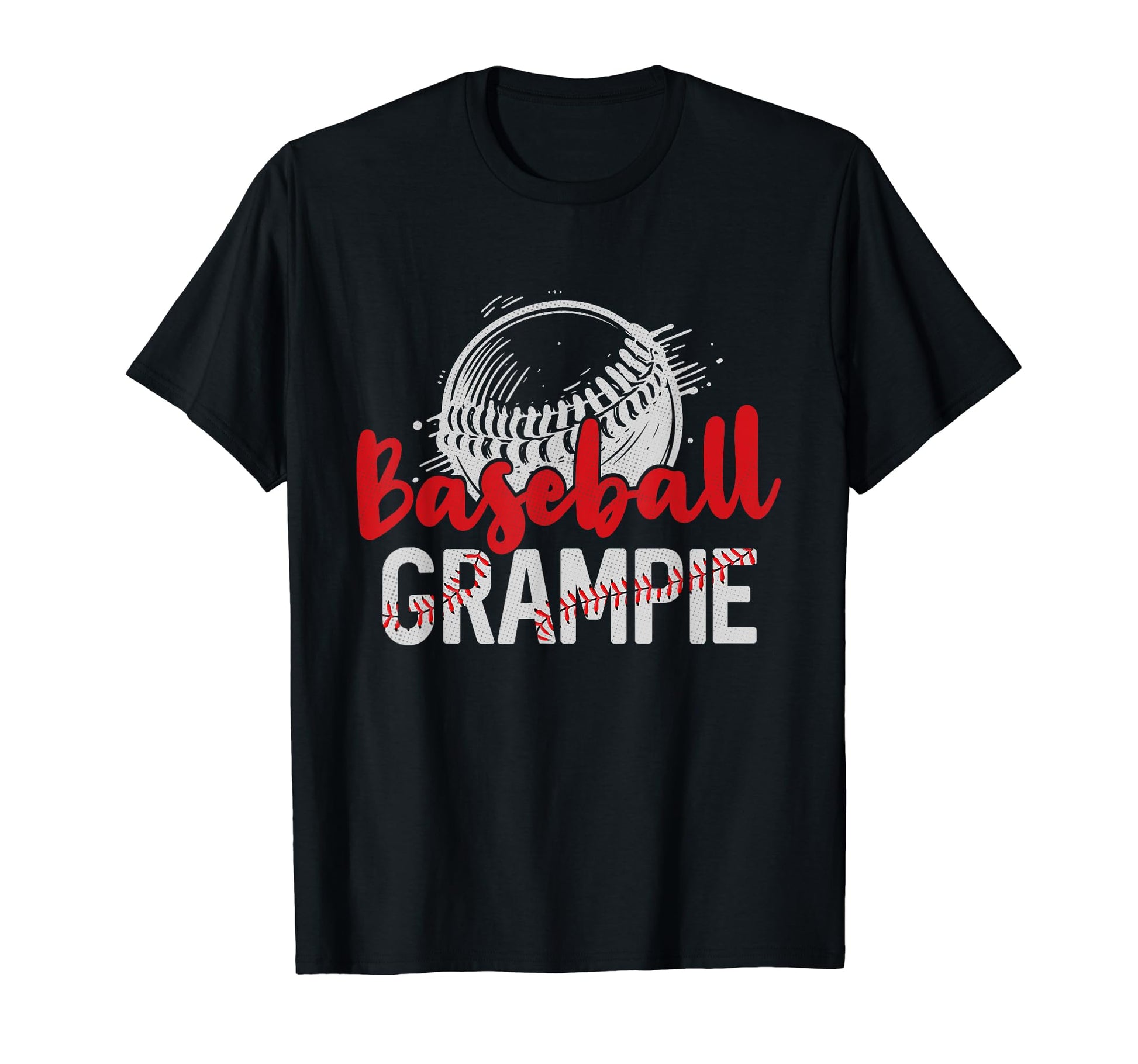 Baseball Grampie Fathers Day Dad T-Shirt - Custom Art Print Men Women - T-Shirt, Sweatshirt, Hoodie