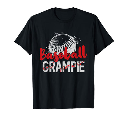 Baseball Grampie Fathers Day Dad T-Shirt - Custom Art Print Men Women - T-Shirt, Sweatshirt, Hoodie
