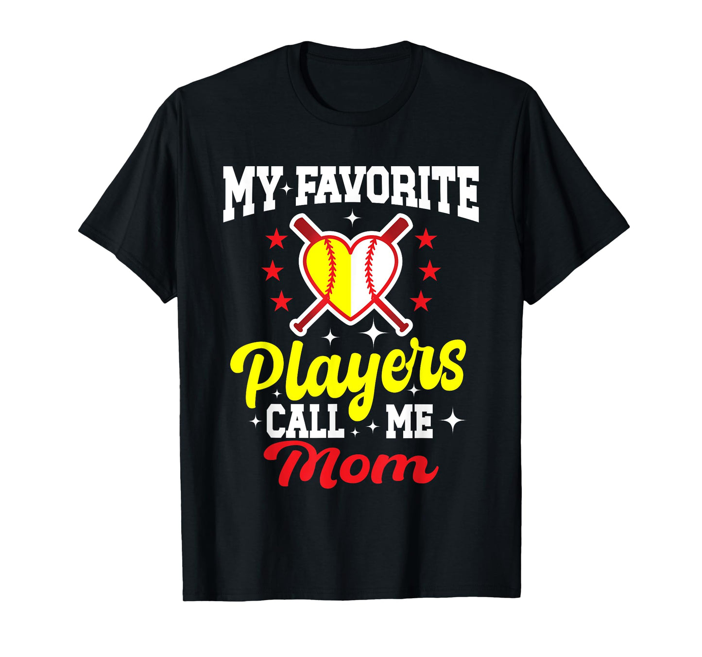 My Favorite Baseball Softball Players T-Shirt - Unique Graphic Men Women - T-Shirt, Sweatshirt, Hoodie