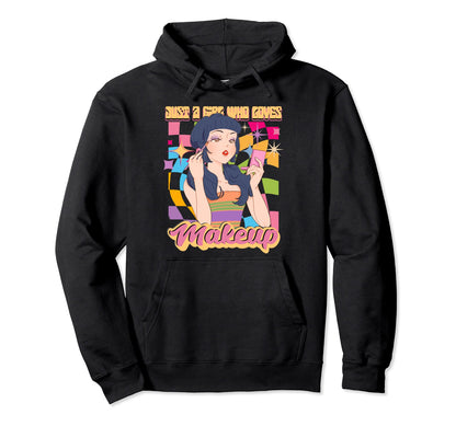 Anime Who Loves Makeup Rainbow Japan Hoodie - Custom Art Print for Adults - T-Shirt, Sweatshirt, Hoodie