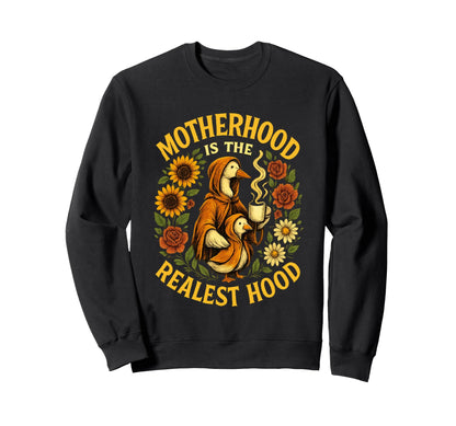 Funny Mom Boho Goose Motherhood Is Sweatshirt - Graphic Print for Adults - T-Shirt, Sweatshirt, Hoodie