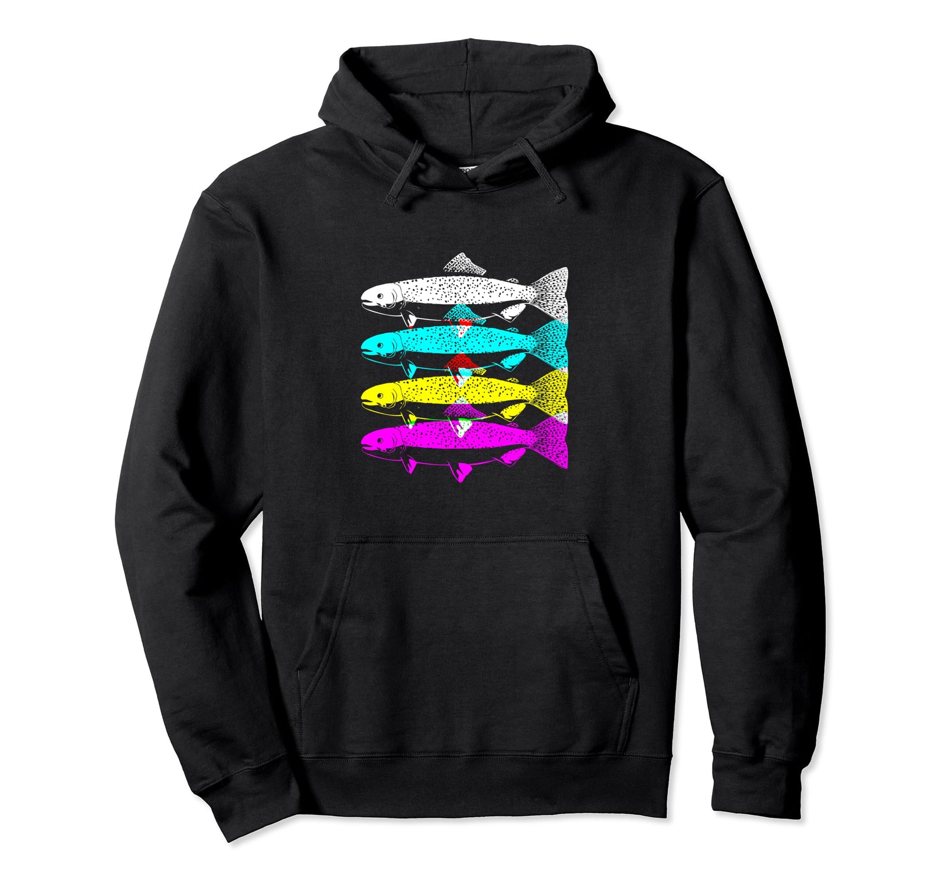 Trout Fish Trout Fisherman Hoodie - Unique Graphic for Adults - T-Shirt, Sweatshirt, Hoodie