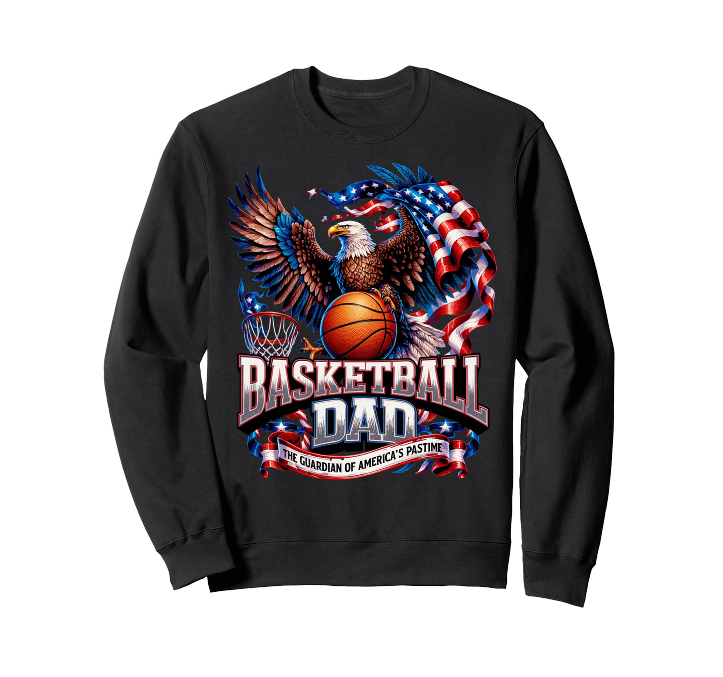 Basketball Papa Guardian Americas Hoodie - Casual Everyday Wear Unisex - T-Shirt, Sweatshirt, Hoodie