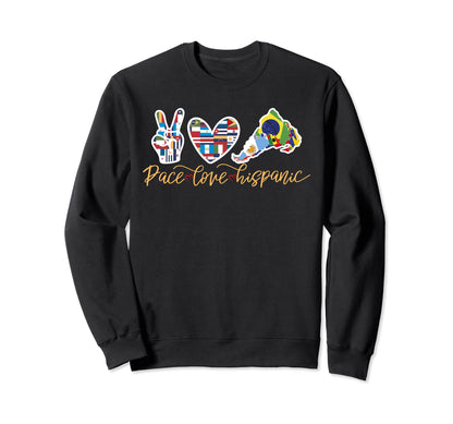 Celebrate Hispanic Heritage Month Sweatshirt - Unique Graphic for Adults - T-Shirt, Sweatshirt, Hoodie