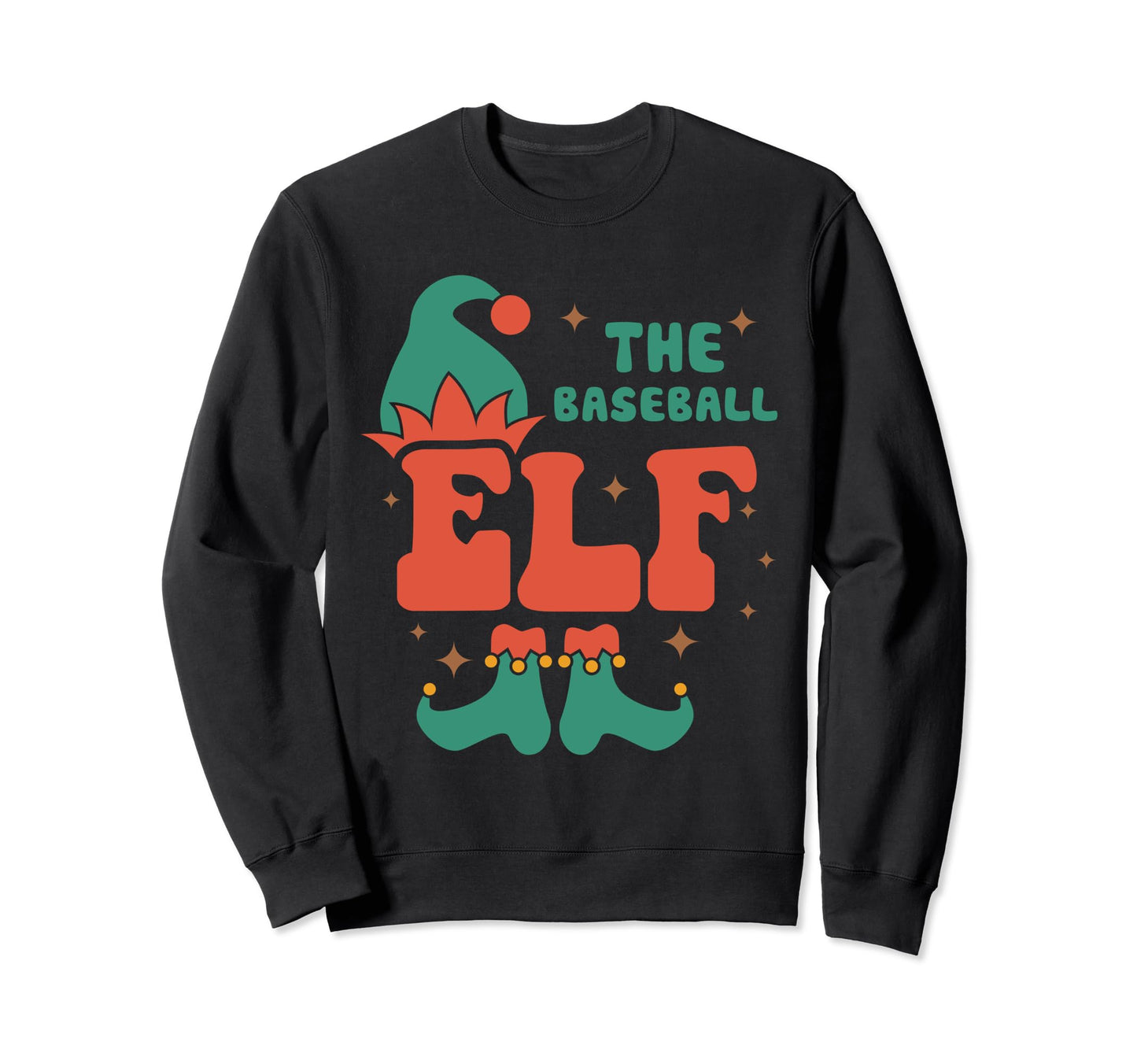 Baseball Elf Family Matching Pjs Funny Sweatshirt - Streetwear Style Unisex - T-Shirt, Sweatshirt, Hoodie