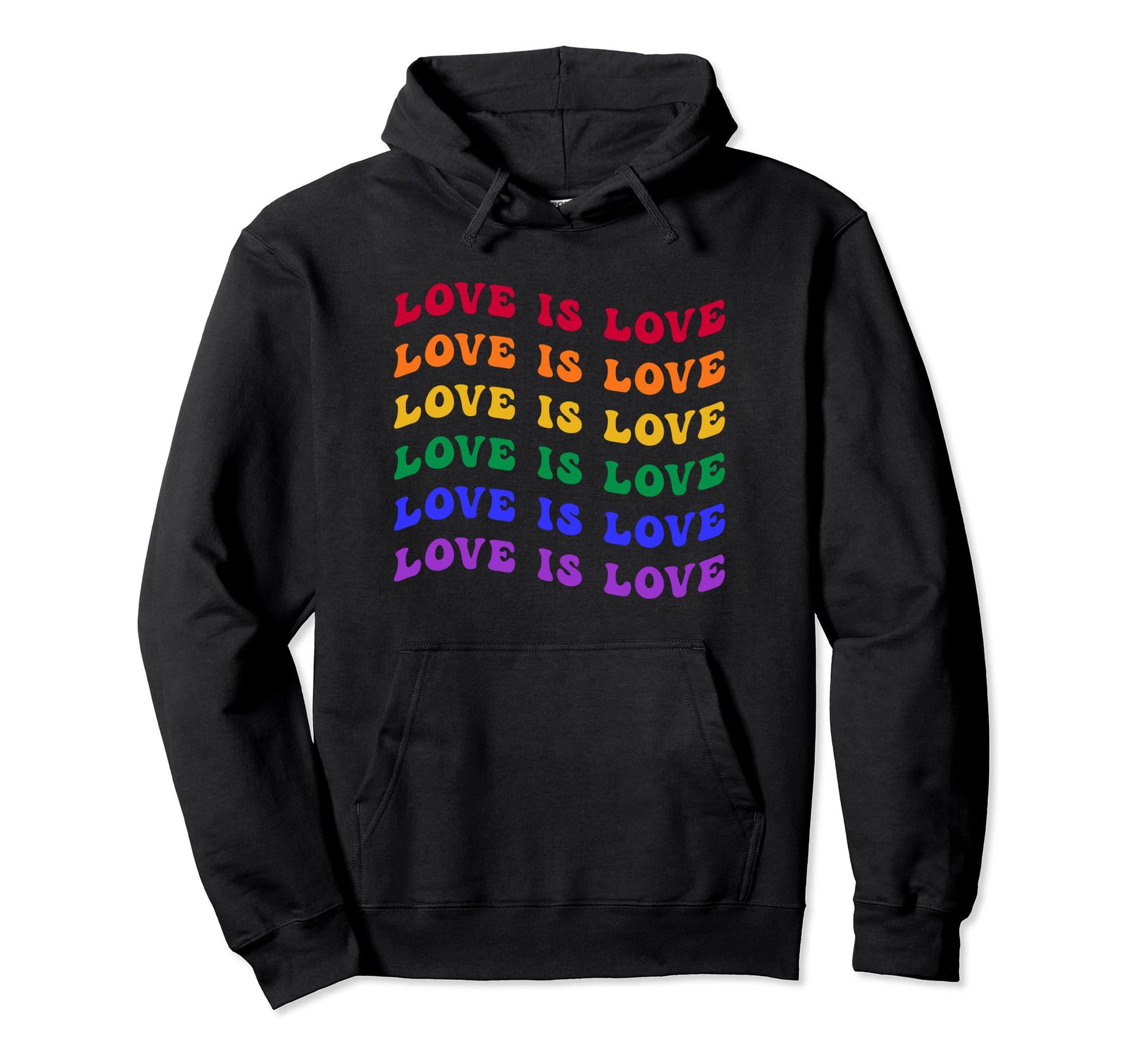 Love Is Love Lgbtq Lgbt Gay Pride Rainbow Hoodie - Custom Art Print Unisex - T-Shirt, Sweatshirt, Hoodie