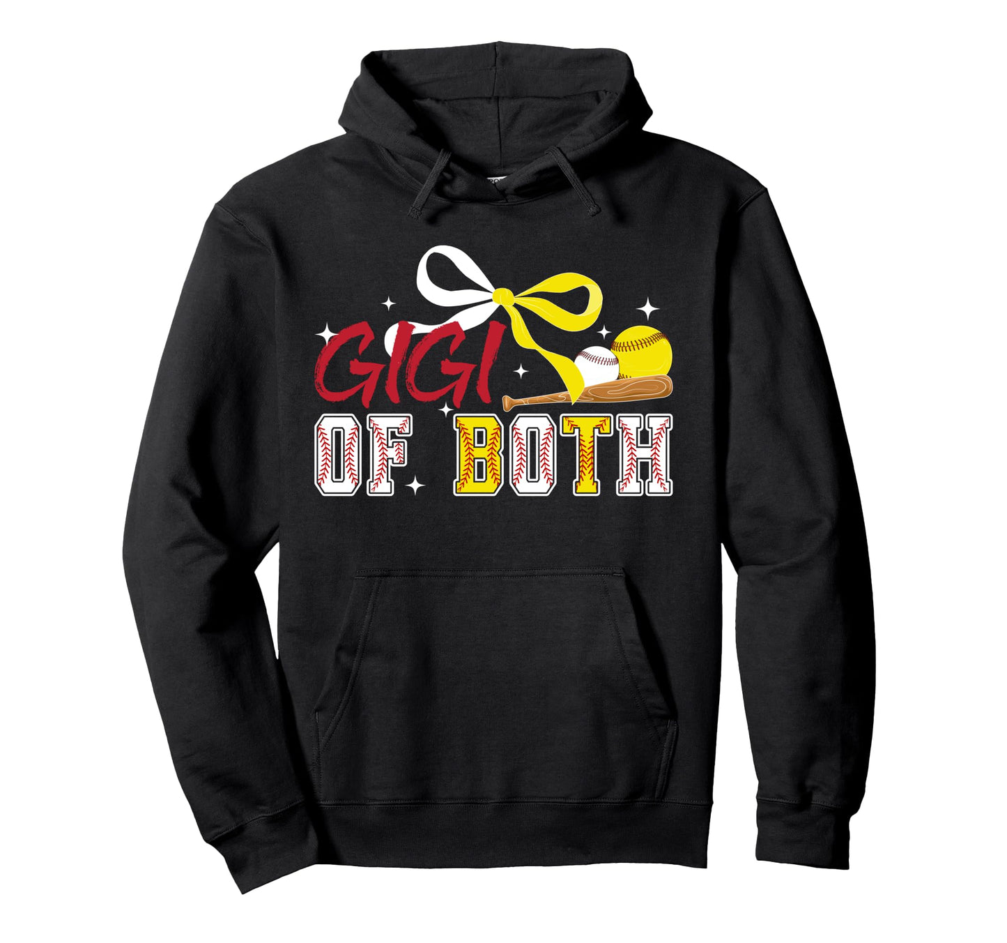 Gigi Both Coquette Baseball Softball Hoodie - Aesthetic Graphic Men Women - T-Shirt, Sweatshirt, Hoodie