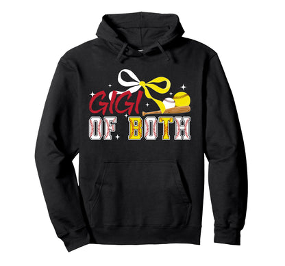 Gigi Both Coquette Baseball Softball Hoodie - Aesthetic Graphic Men Women - T-Shirt, Sweatshirt, Hoodie