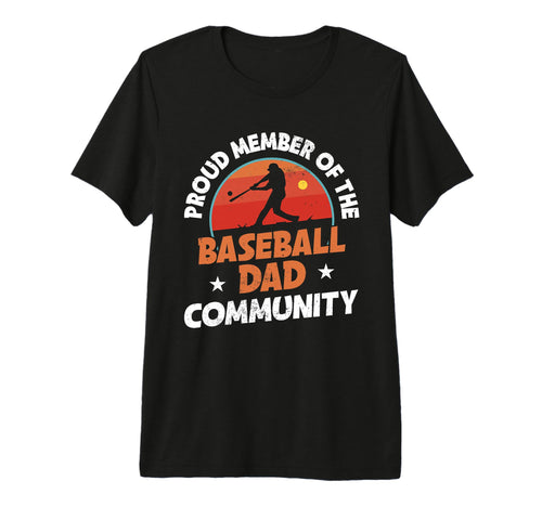 Fathers Day Baseball Dad Parent Tri T-Shirt - Trendy Graphic Men Women - T-Shirt, Sweatshirt, Hoodie