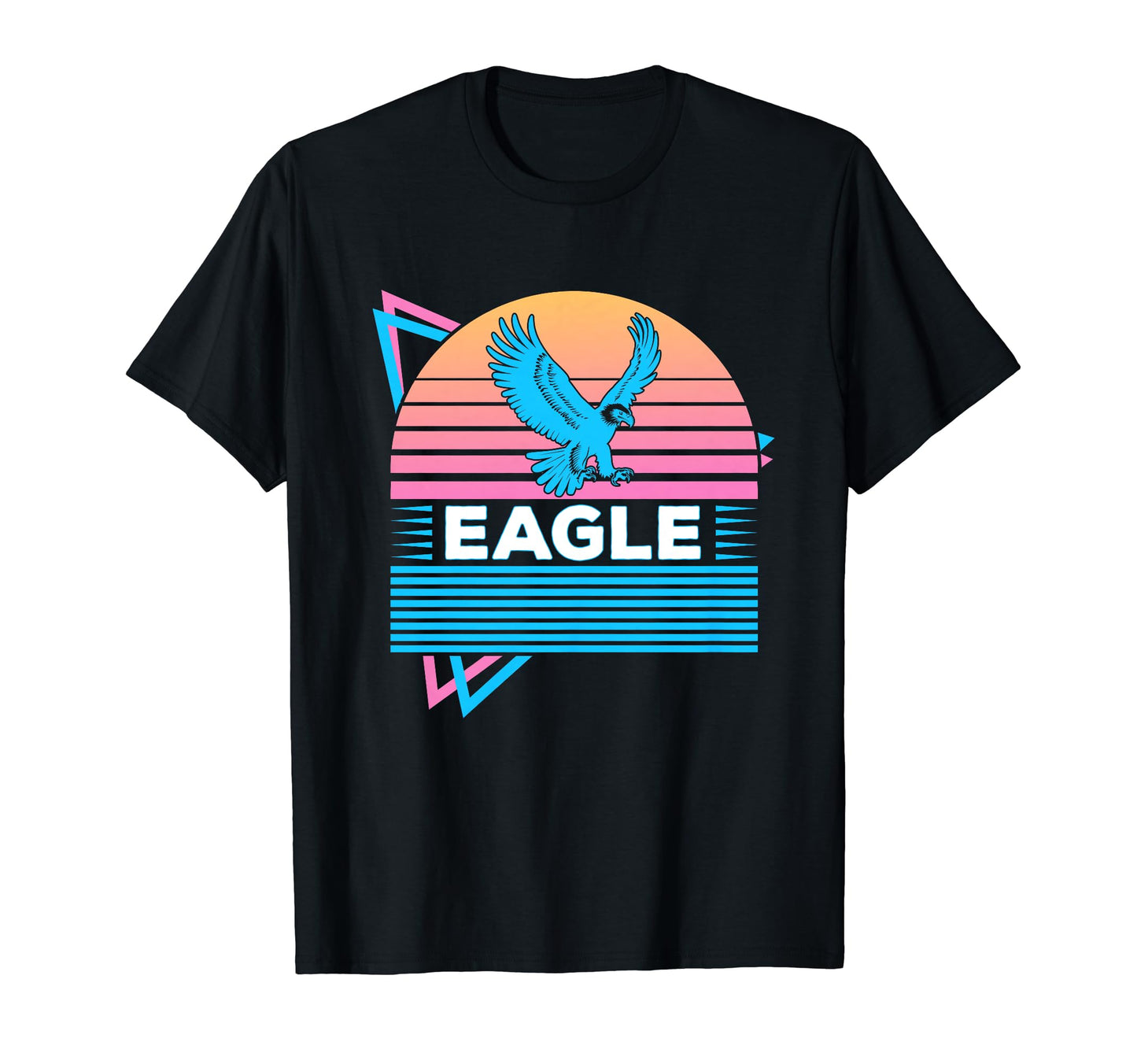 Eagle Vaporwave Aesthetic T-Shirt - Minimalist Print Men Women - T-Shirt, Sweatshirt, Hoodie