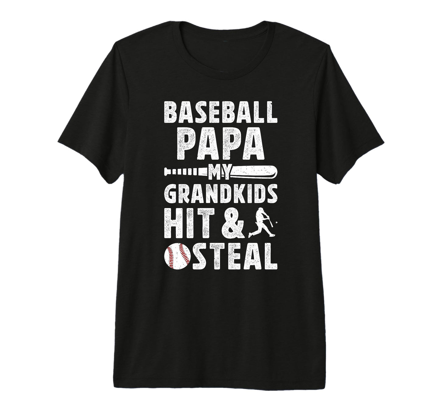 Mens Baseball Papa Funny Grandpa Papa T-Shirt - Trendy Graphic Men Women - T-Shirt, Sweatshirt, Hoodie