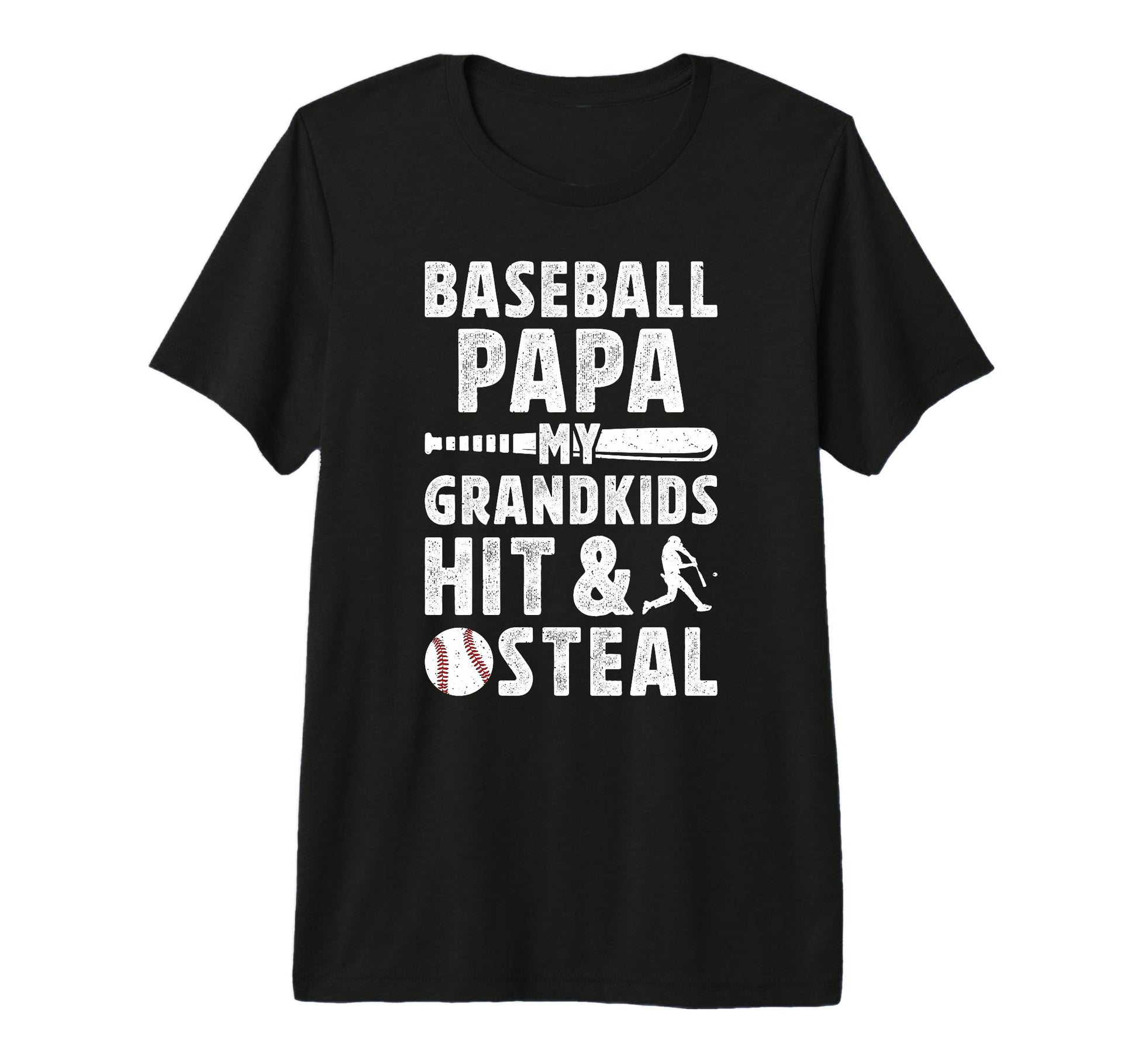 Mens Baseball Papa Funny Grandpa Papa T-Shirt - Trendy Graphic Men Women - T-Shirt, Sweatshirt, Hoodie