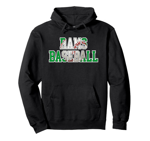 Rams Baseball Green Ram Pride Baseball Hoodie - Fun Novelty Design Unisex - T-Shirt, Sweatshirt, Hoodie