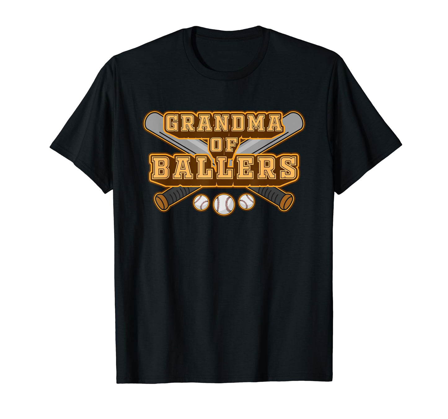 Grandma Ballers Funny Baseball Softball T-Shirt - Unique Graphic Men Women - T-Shirt, Sweatshirt, Hoodie