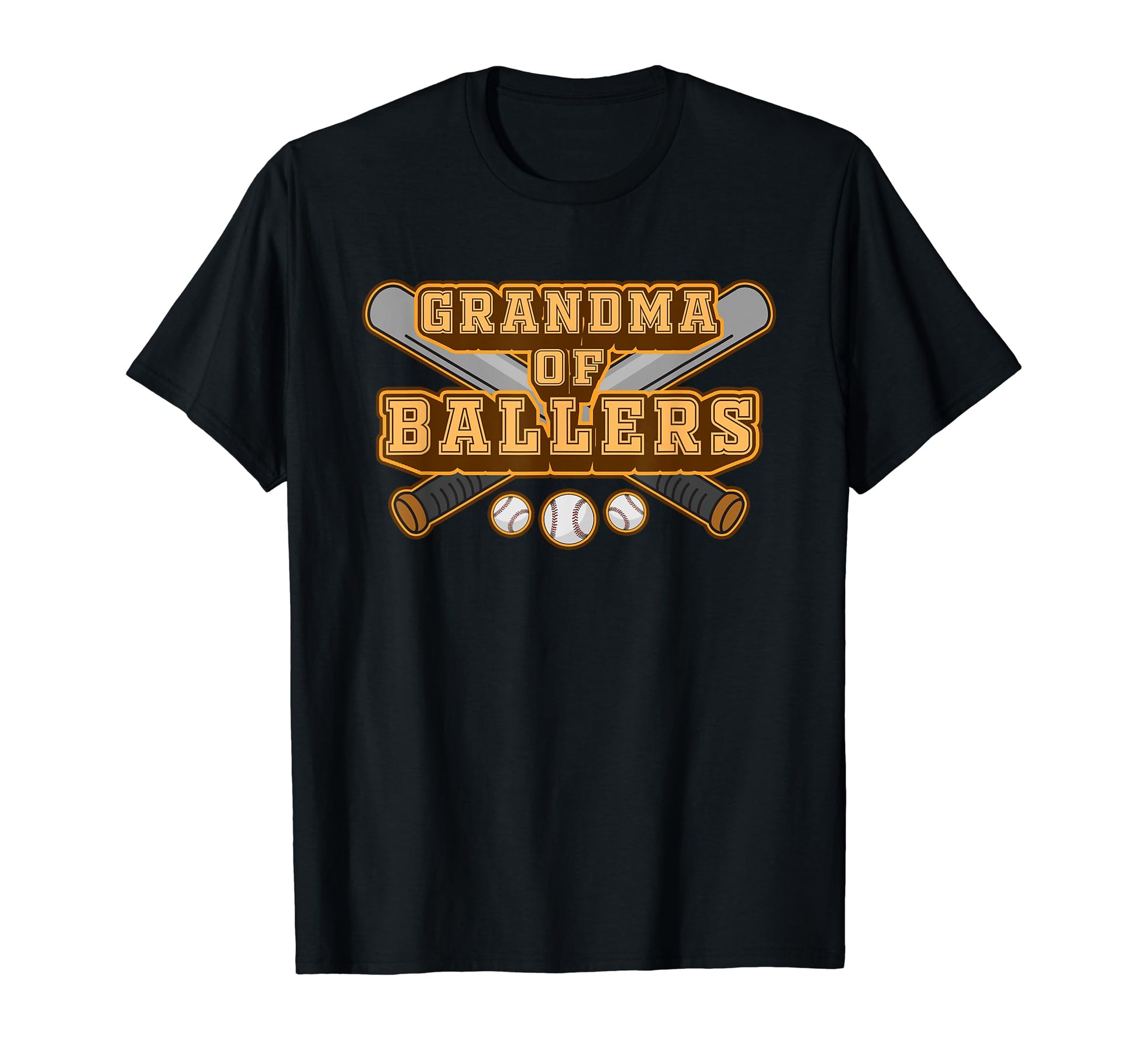 Grandma Ballers Funny Baseball Softball T-Shirt - Unique Graphic Men Women - T-Shirt, Sweatshirt, Hoodie