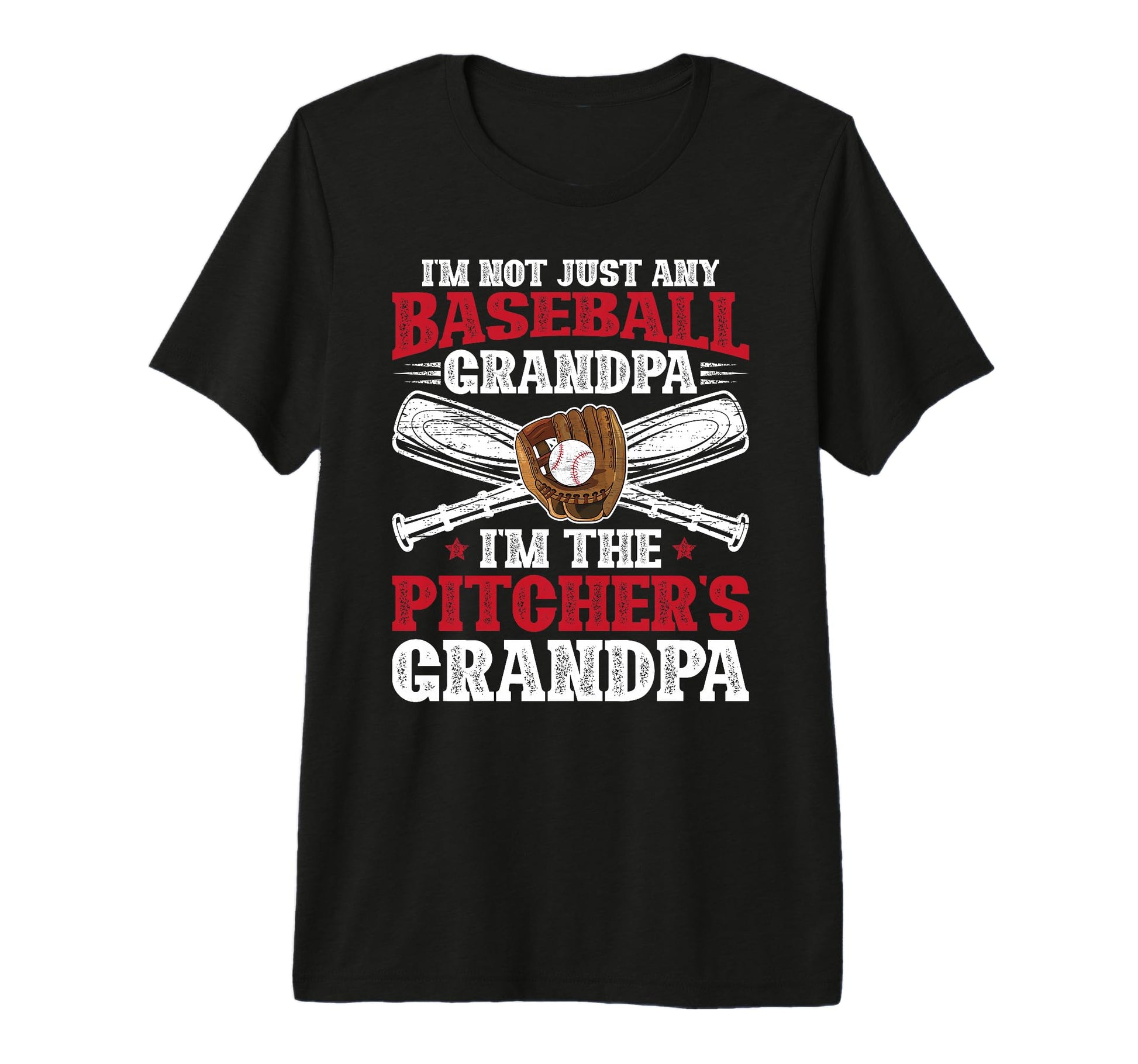 Mens Im Baseball Pitcher Grandpa T-Shirt - Streetwear Style for Adults - T-Shirt, Sweatshirt, Hoodie