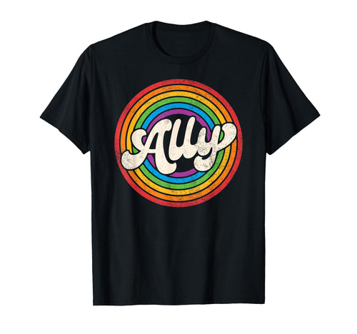 Lgbtq Ally Lesbian Gay Pride Lgbt T-Shirt - Fun Novelty Design for Adults - T-Shirt, Sweatshirt, Hoodie