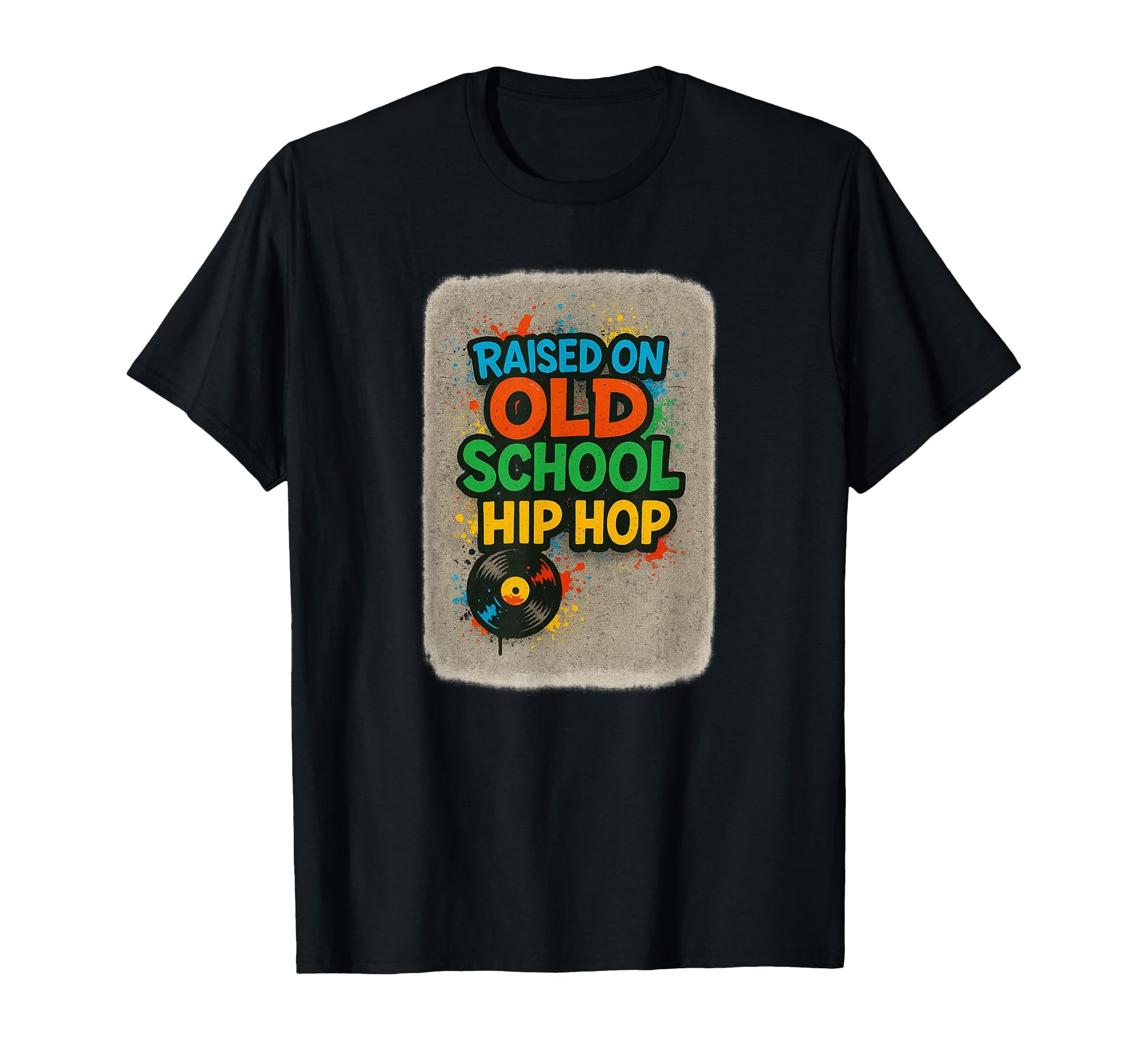 Raised Old School Hip Hop Rap Culture T-Shirt - Unique Graphic for Adults - T-Shirt, Sweatshirt, Hoodie