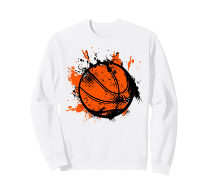 Basketball Ball Player Basketball Sweatshirt - Novelty Apparel Unisex - T-Shirt, Sweatshirt, Hoodie