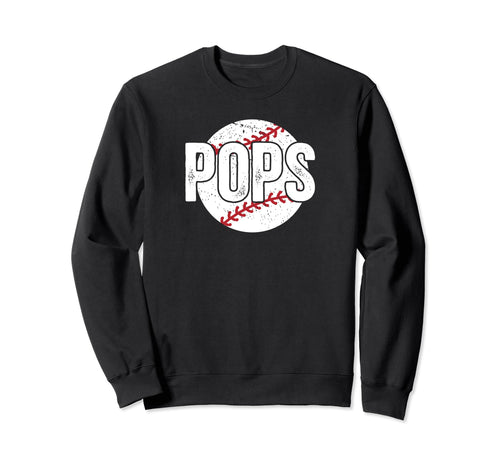 Pops Proud Baseball Pops Sweatshirt - Casual Everyday Wear for Adults - T-Shirt, Sweatshirt, Hoodie