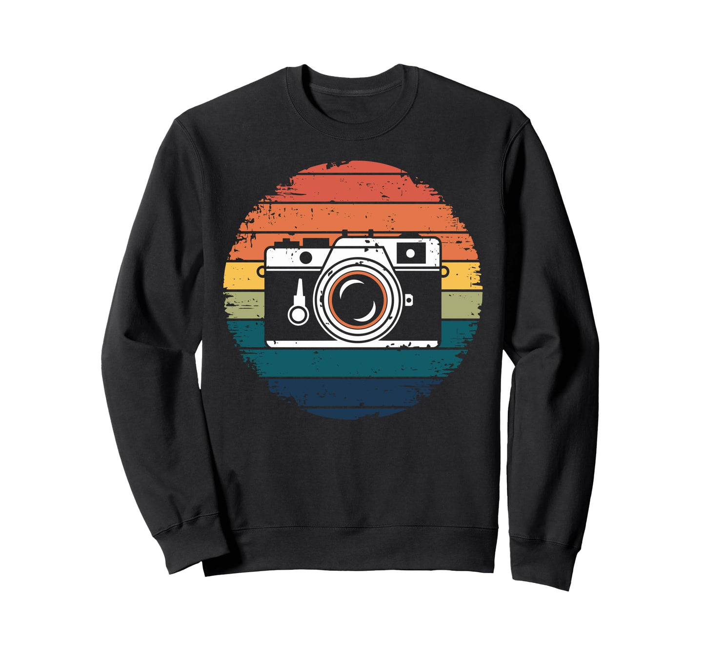 Photography Camera Silhouette Sweatshirt - Streetwear Style for Adults - T-Shirt, Sweatshirt, Hoodie