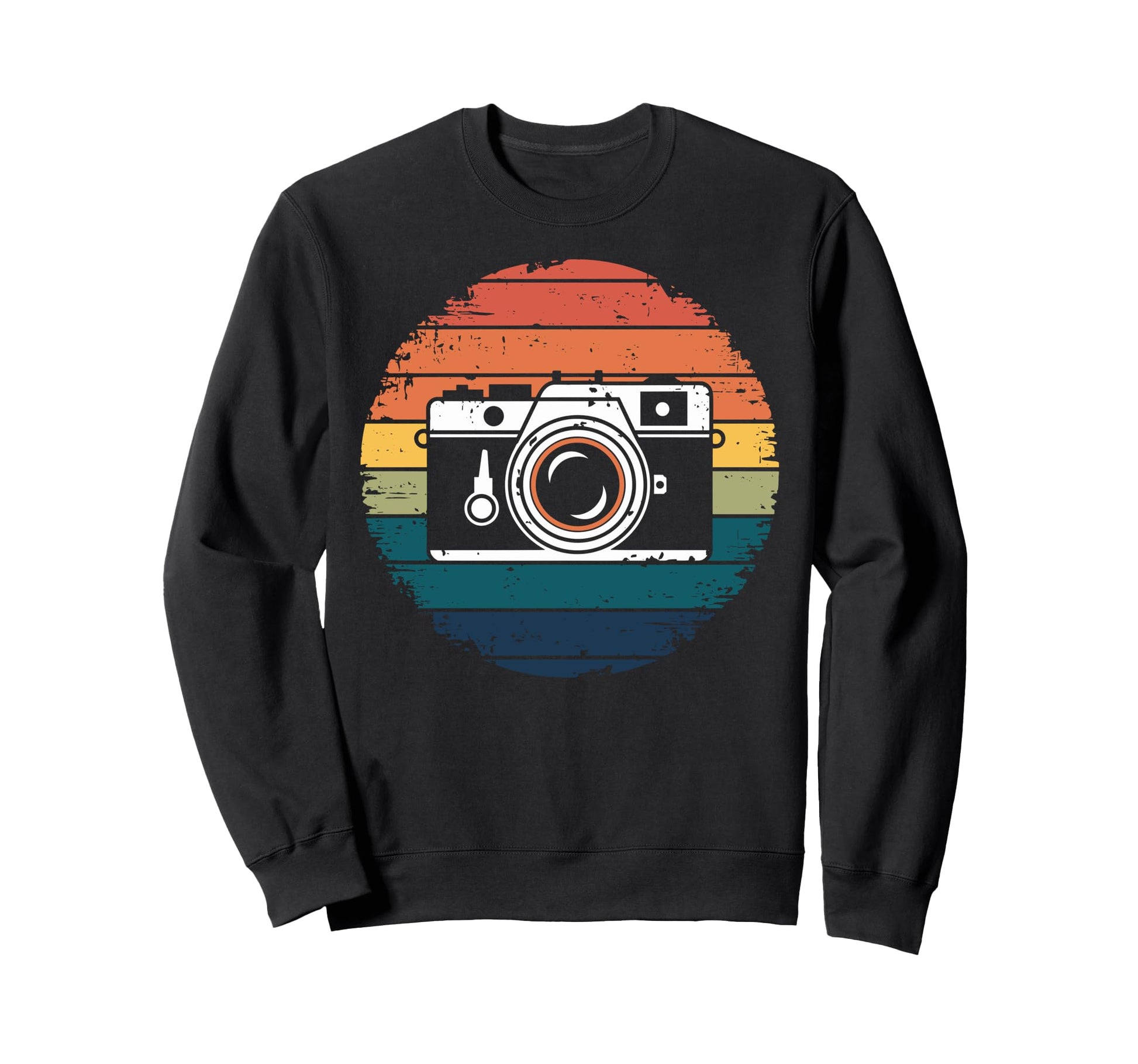 Photography Camera Silhouette Sweatshirt - Streetwear Style for Adults - T-Shirt, Sweatshirt, Hoodie