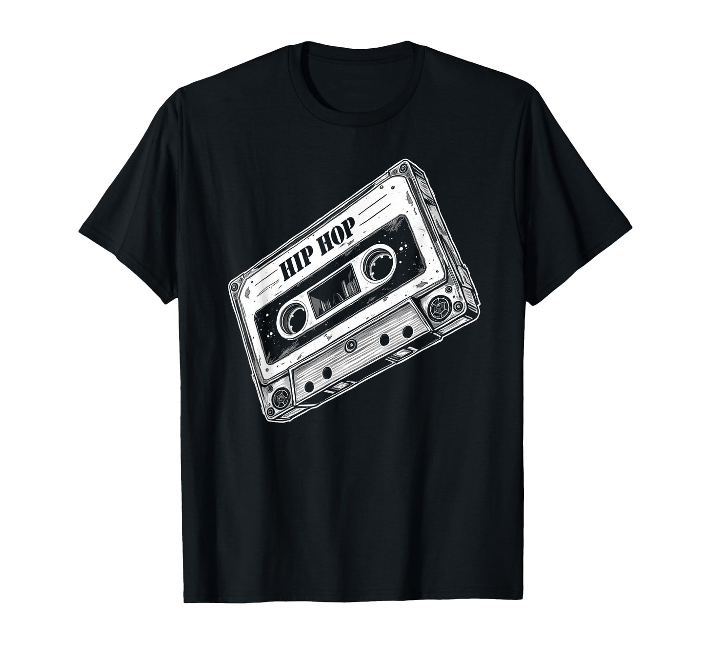 Old School Hip Hop Cassette Worn 80S 90S T-Shirt - Graphic Print Men Women - T-Shirt, Sweatshirt, Hoodie