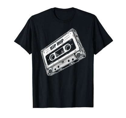 Old School Hip Hop Cassette Worn 80S 90S T-Shirt - Graphic Print Men Women - T-Shirt, Sweatshirt, Hoodie