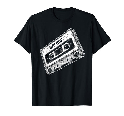 Old School Hip Hop Cassette Worn 80S 90S T-Shirt - Graphic Print Men Women - T-Shirt, Sweatshirt, Hoodie