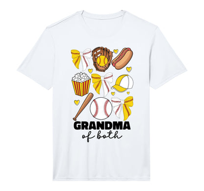 Mens Grandma Both Baseball And T-Shirt - Fun Novelty Design Men Women - T-Shirt, Sweatshirt, Hoodie