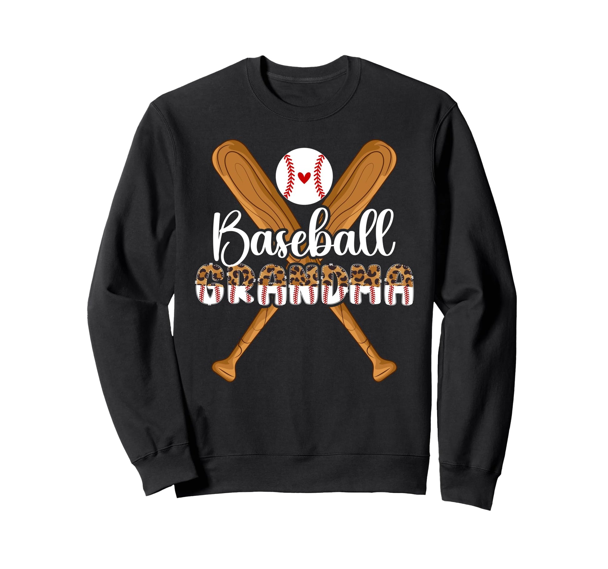 Baseball Grandma Baseball Player Sweatshirt - Fun Novelty Design Men Women - T-Shirt, Sweatshirt, Hoodie