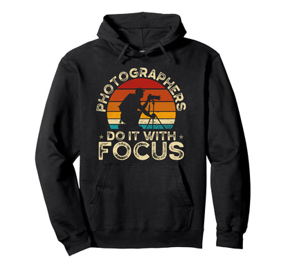 Photo Camera Photographer Flash People Hoodie - Minimalist Print Unisex - T-Shirt, Sweatshirt, Hoodie