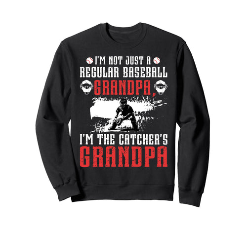 Im Baseball Catcher Grandpa Baseball Sweatshirt - Custom Art Print Unisex - T-Shirt, Sweatshirt, Hoodie