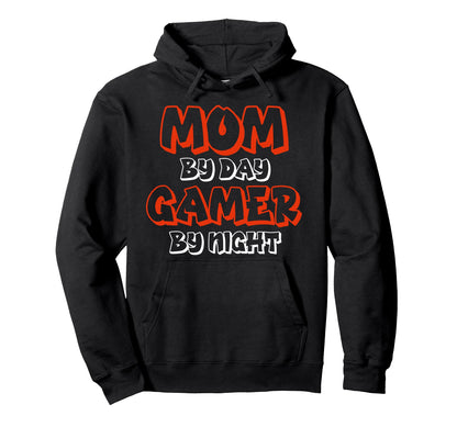 Mom Day Gamer Night Funny Video Game Hoodie - Fun Novelty Design for Adults - T-Shirt, Sweatshirt, Hoodie