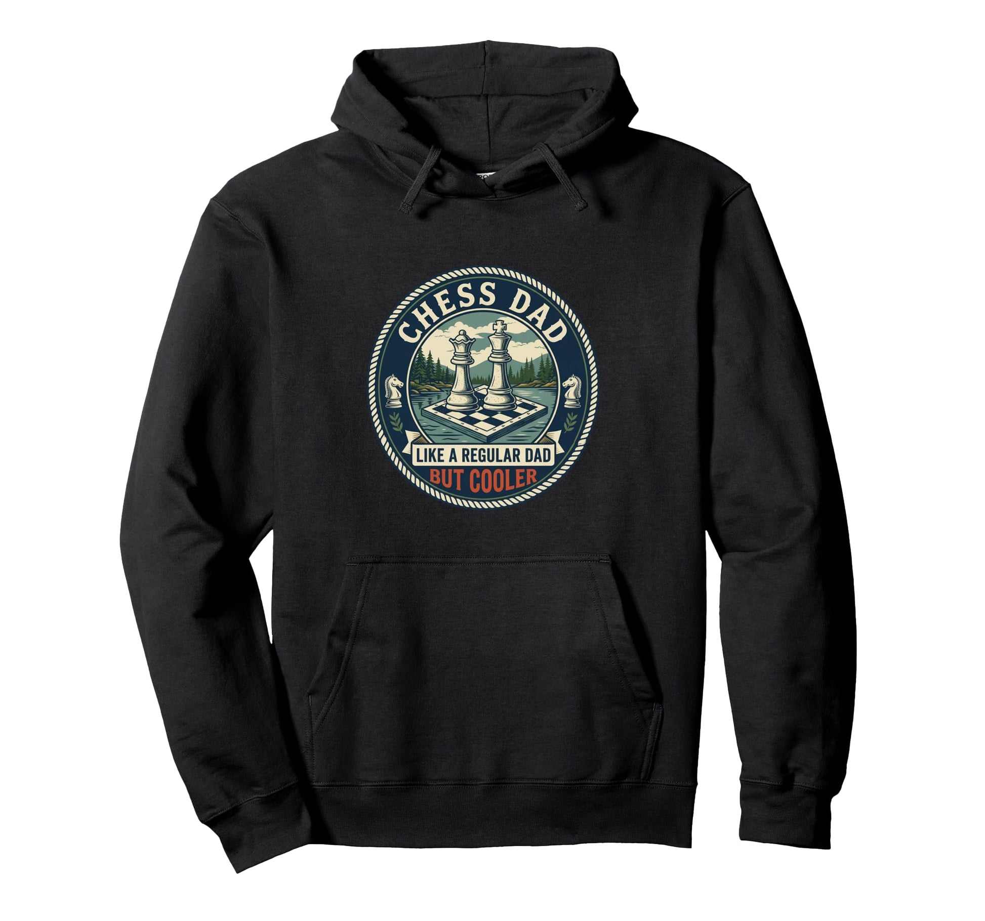 Funny Chess Dad Chess Player Strategy Hoodie - Streetwear Style Men Women - T-Shirt, Sweatshirt, Hoodie