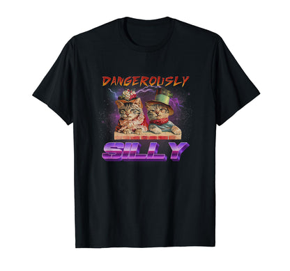 Funny Cat Meme Vaporwave Aesthetic T-Shirt - Novelty Apparel Men Women - T-Shirt, Sweatshirt, Hoodie