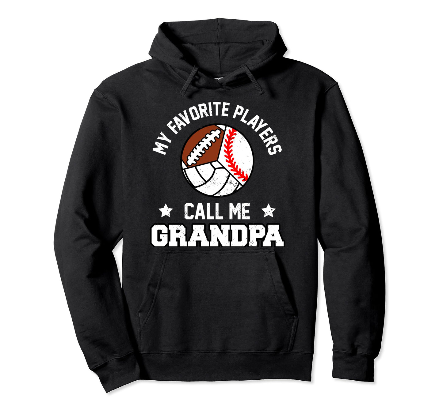 My Favorites Baseball Volleyball Hoodie - Fun Novelty Design for Adults - T-Shirt, Sweatshirt, Hoodie
