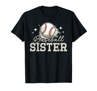 Baseball Sister Sport Baseball Player T-Shirt - Trendy Graphic Men Women - T-Shirt, Sweatshirt, Hoodie