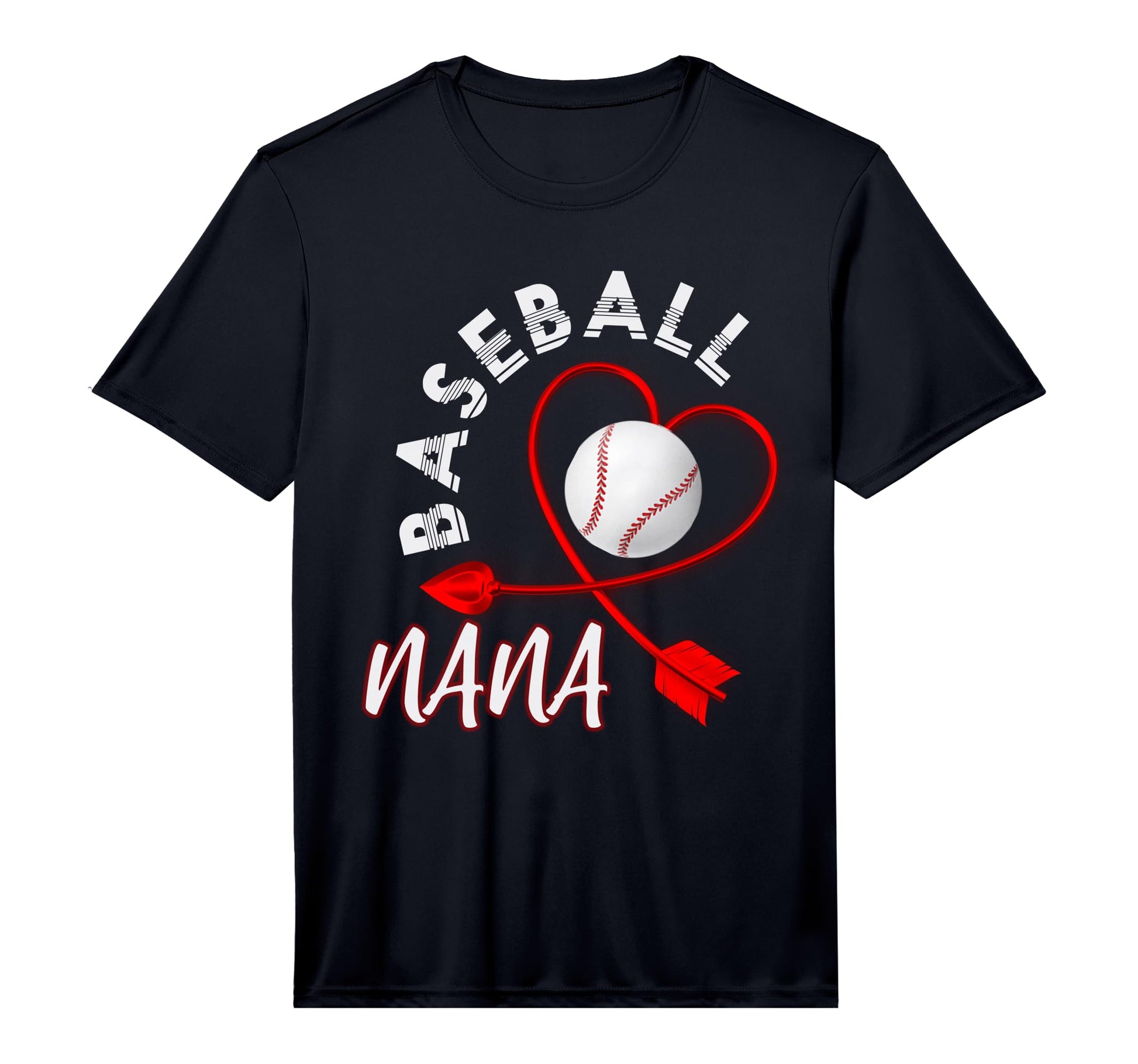 Baseball Nana Baseball Player T-Shirt - Fun Novelty Design Men Women - T-Shirt, Sweatshirt, Hoodie