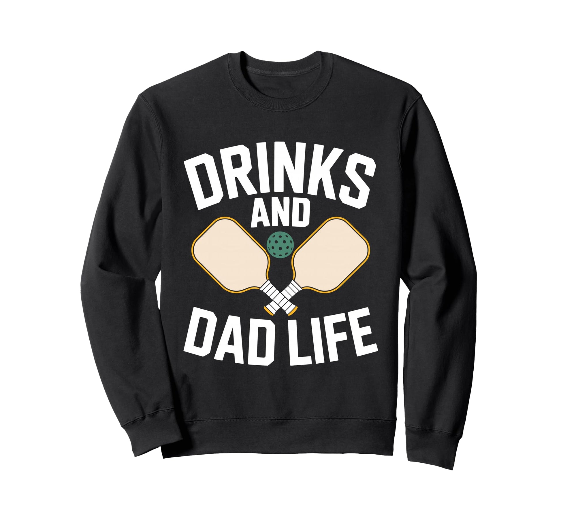 Pickleball Dad Papa Paddle Sport Sweatshirt - Minimalist Print Unisex - T-Shirt, Sweatshirt, Hoodie