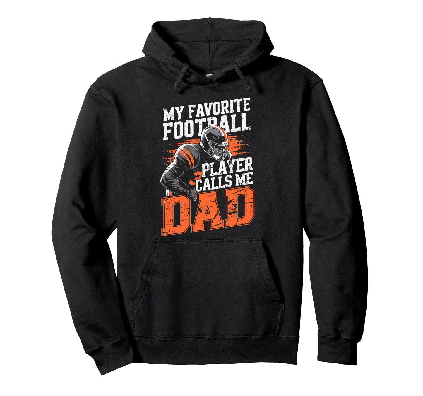 My Favorite Footbal Player Calls Me Hoodie - Minimalist Print for Adults - T-Shirt, Sweatshirt, Hoodie
