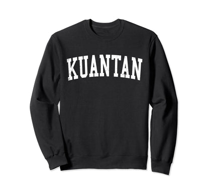 Kuantan Malaysia Distressed White Sweatshirt - Unique Graphic for Adults - T-Shirt, Sweatshirt, Hoodie