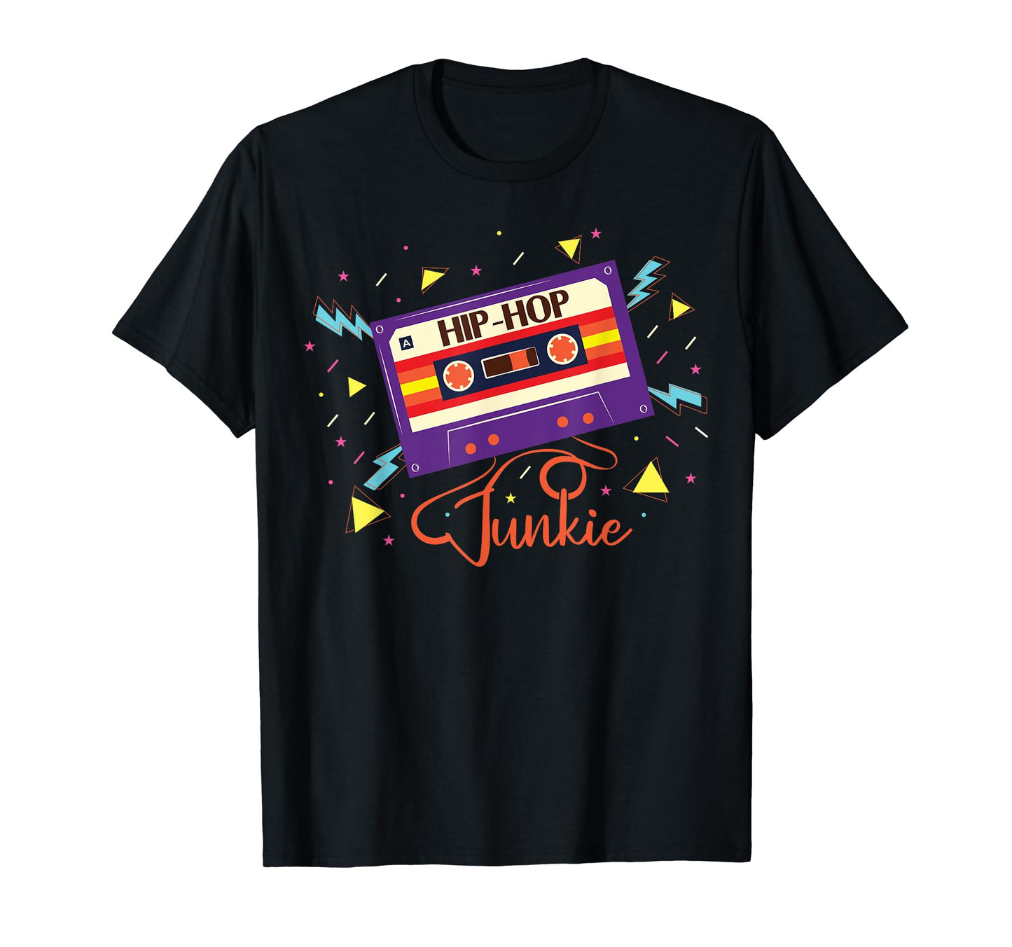 Old School Hip Hop Cassette Rap T-Shirt - Fun Novelty Design for Adults - T-Shirt, Sweatshirt, Hoodie