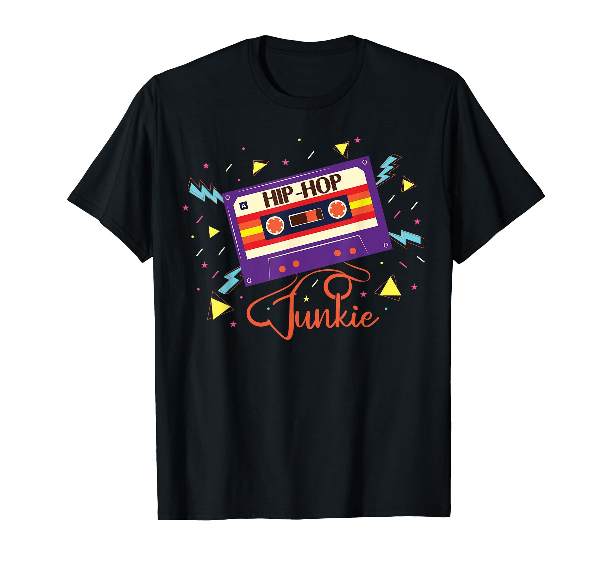 Old School Hip Hop Cassette Rap T-Shirt - Fun Novelty Design for Adults - T-Shirt, Sweatshirt, Hoodie