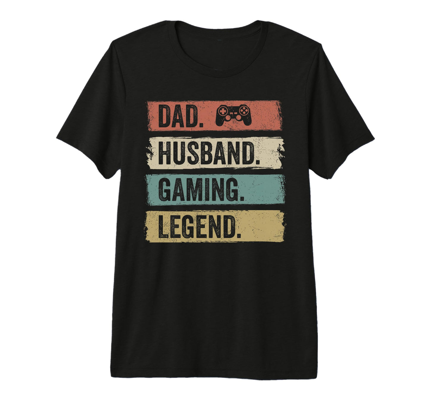 Gamer Dad Gaming Tri Blend T-Shirt - Fun Novelty Design for Adults - T-Shirt, Sweatshirt, Hoodie