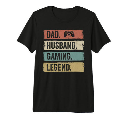 Gamer Dad Gaming Tri Blend T-Shirt - Fun Novelty Design for Adults - T-Shirt, Sweatshirt, Hoodie