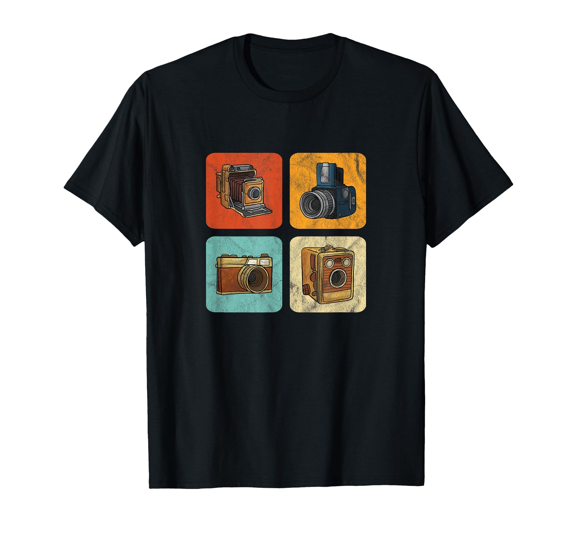 Photography Lovers Camera Set T-Shirt - Streetwear Style for Adults - T-Shirt, Sweatshirt, Hoodie