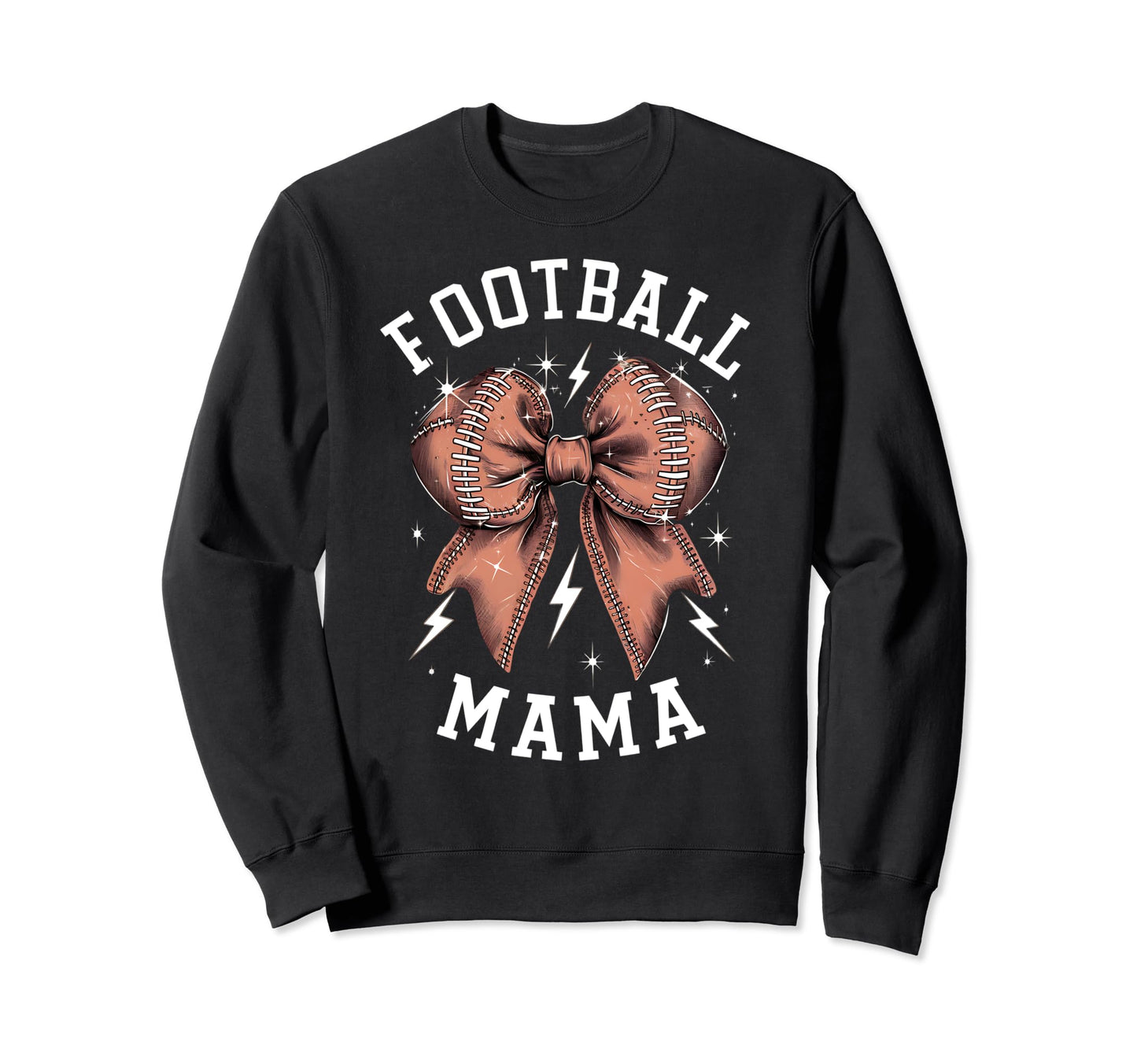 Womens Moms Coquette Bow Sweatshirt - Aesthetic Graphic for Adults - T-Shirt, Sweatshirt, Hoodie